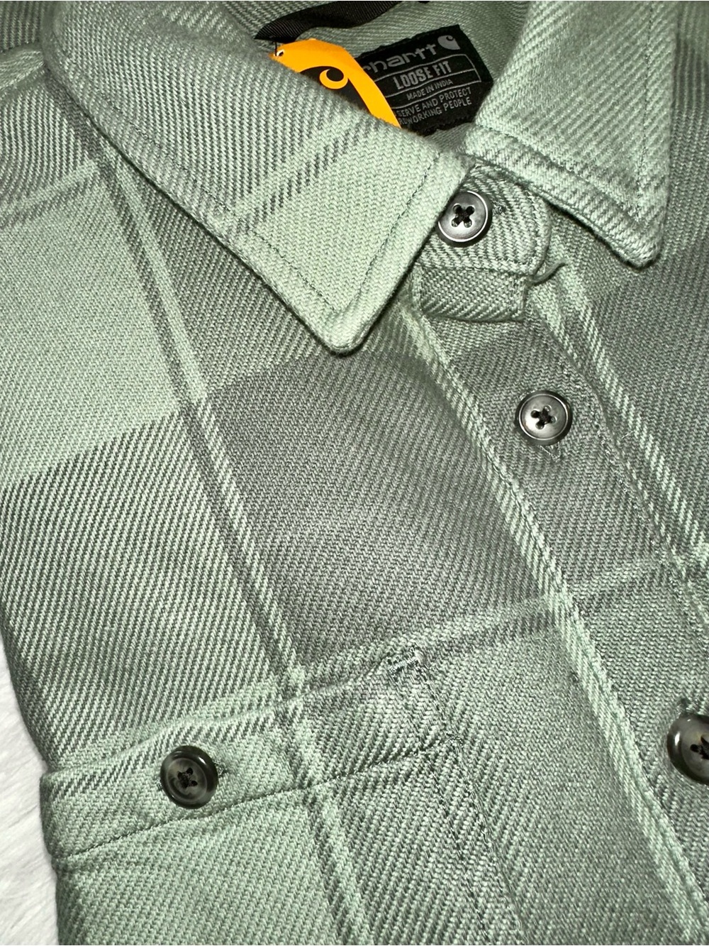 Carhartt • Women’s Loose Fit Cotton Twill Plaid Shacket - Picture 13 of 13
